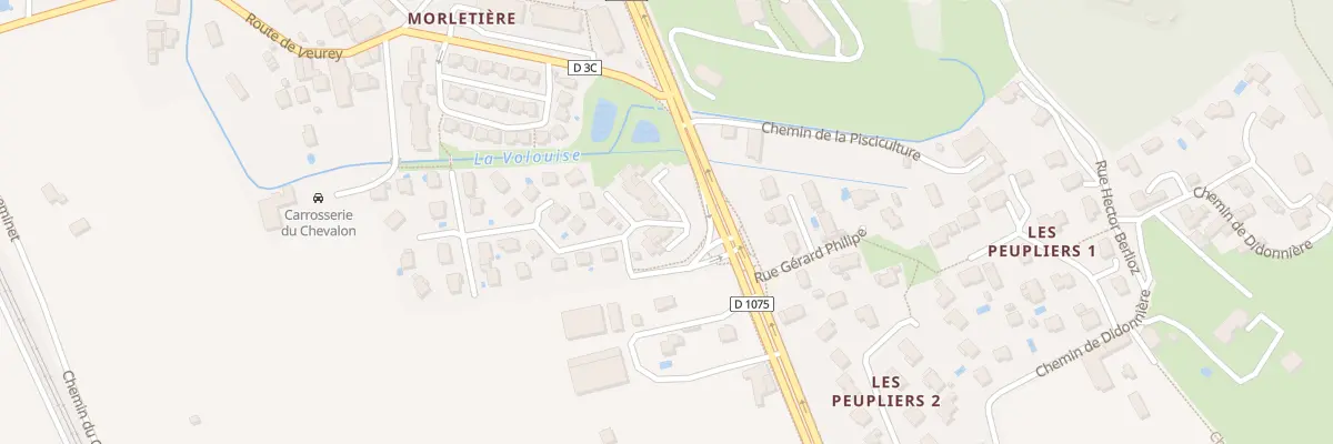 Plan du 50 All Jean Francois Thorand à Voreppe