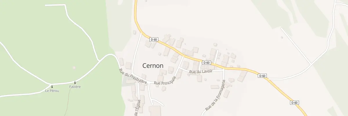 Plan du 4 Rue Principale à Cernon