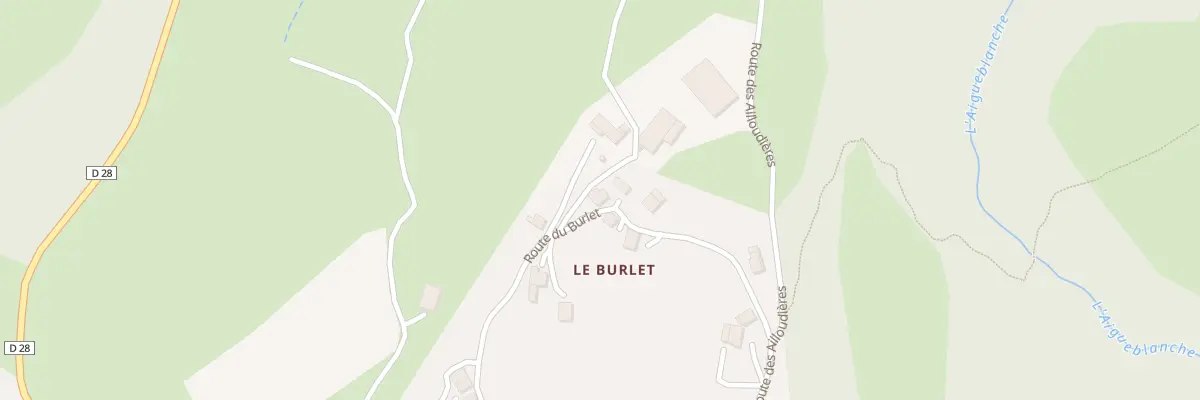 Plan du 301 Rte du Burlet à Merlas