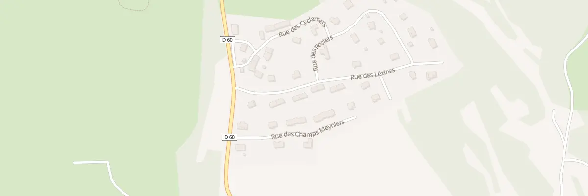 Plan du 8 Rue des Lézines à Cernon