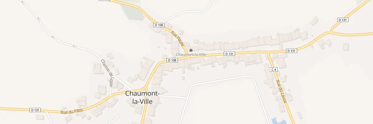 Plan du 2 Rue Principale à Chaumont-la-Ville