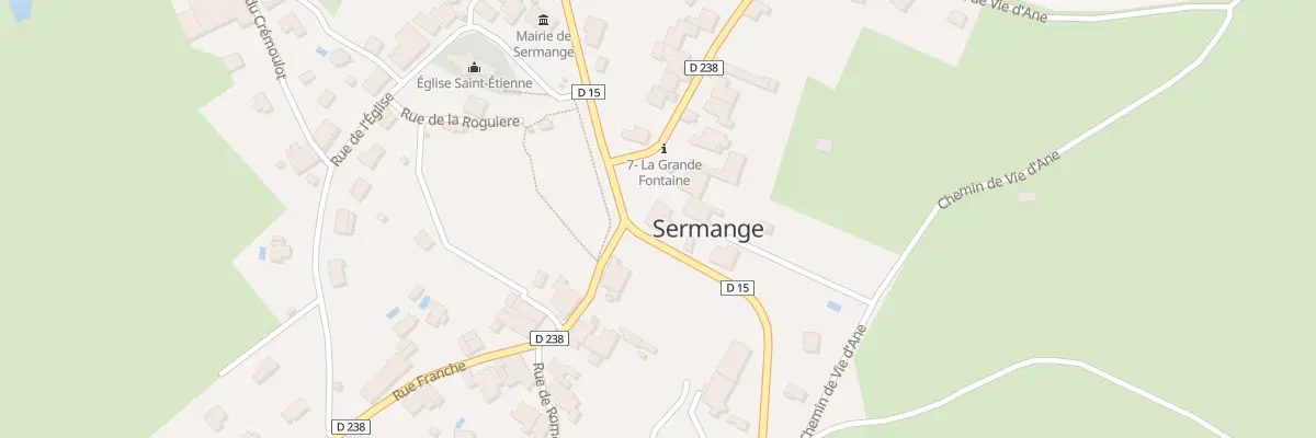 Plan du 2 Rue du Four à Sermange