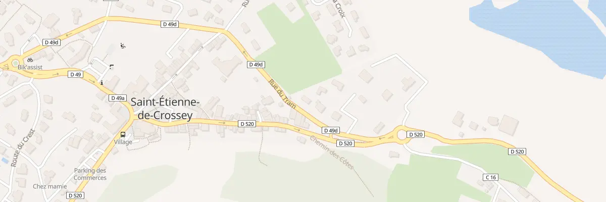 Plan du 176 Rue du Tram à Saint-Étienne-de-Crossey