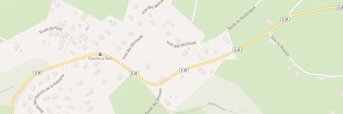 Plan du 550 Vc Voie des Michauds à Merlas