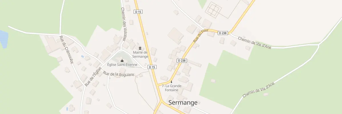 Plan du 7 Rue du Four à Sermange