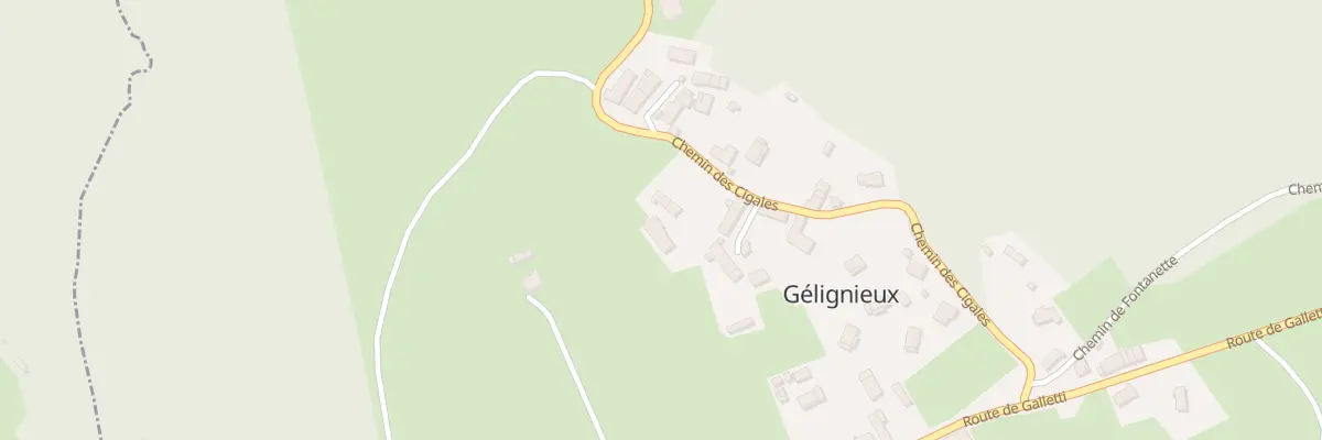 Plan du 317B Che des Cigales à Murs-et-Gélignieux