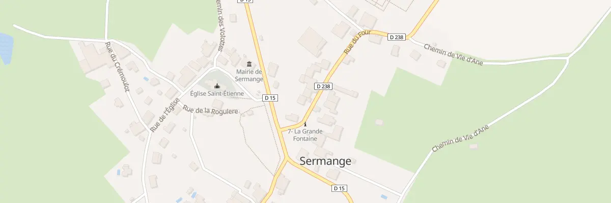Plan du 3 Rue du Four à Sermange