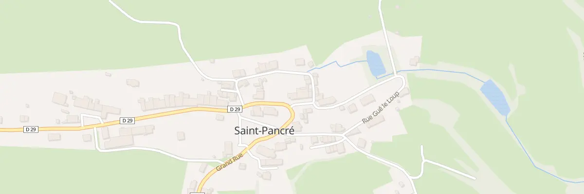 Plan du 1 Pl de la Fontaine à Saint-Pancré