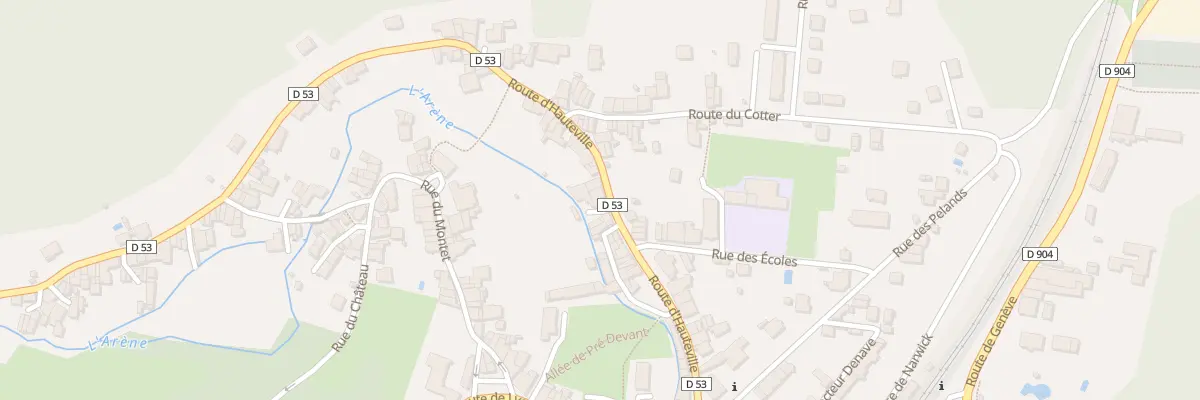 Plan du 5275 Le Village à Virieu-le-Grand