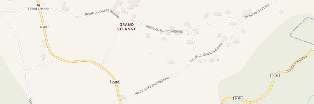 Plan du 855 Rte du Grand Velanne à Velanne