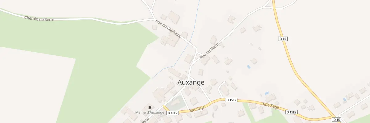 Plan du 1 Rue du Baron à Auxange