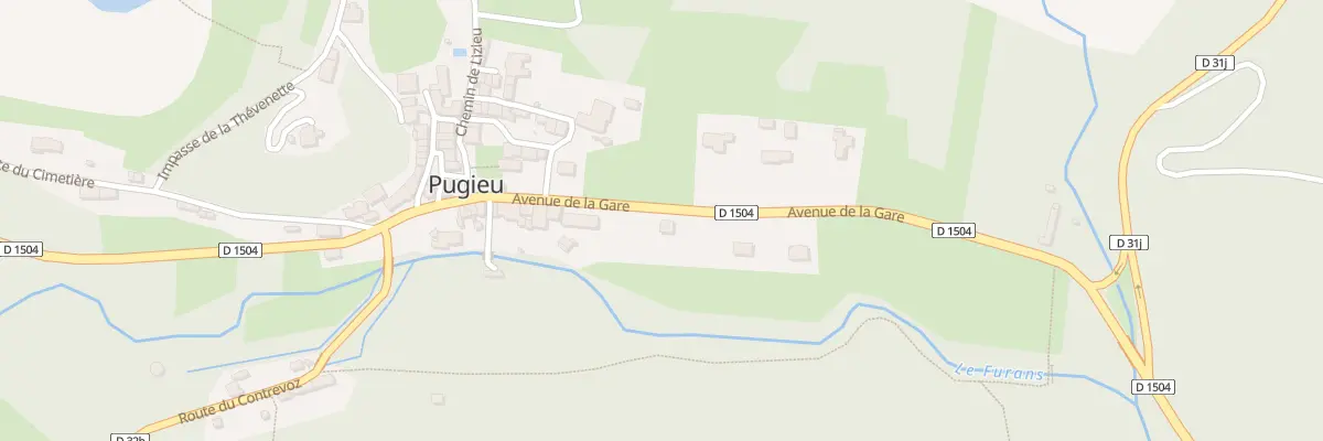 Plan du 5003 Pugieu à Chazey-Bons