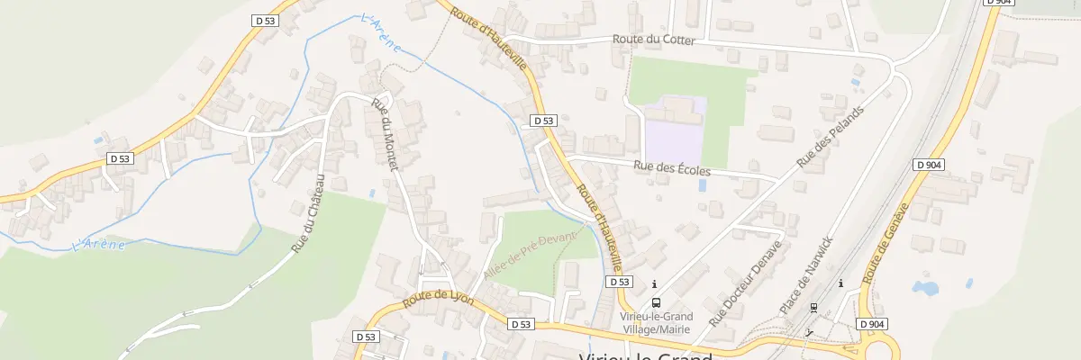 Plan du 5291 Le Village à Virieu-le-Grand