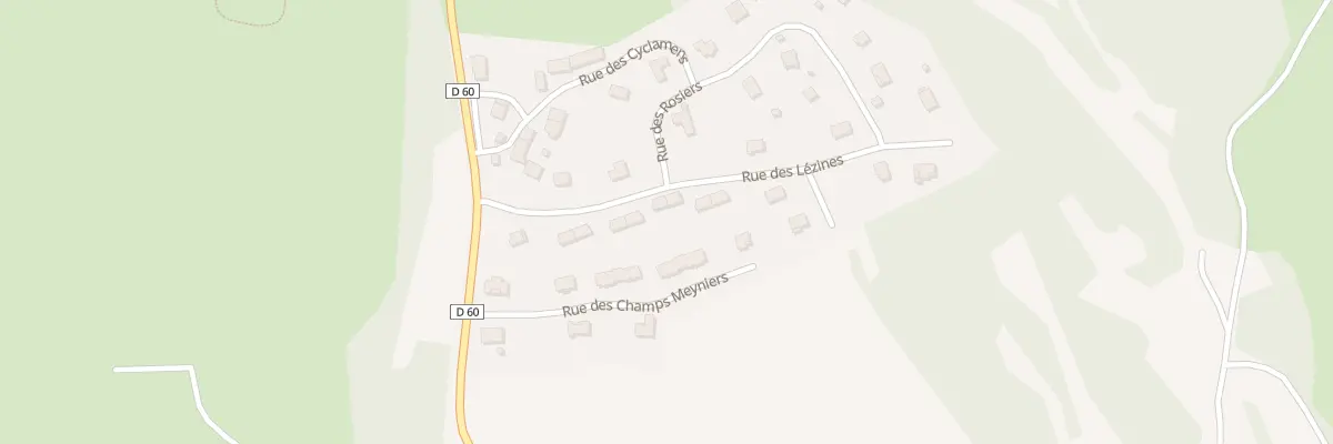 Plan du 12 Rue des Lézines à Cernon