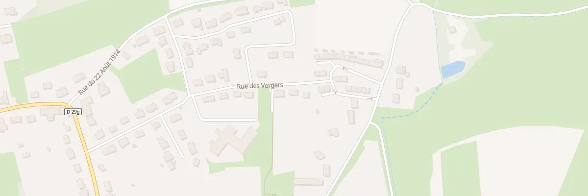 Plan du 12 Rue des Vergers à Ville-Houdlémont