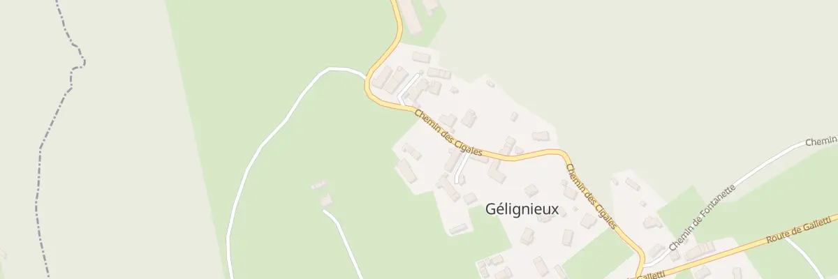 Plan du 319 Che des Cigales à Murs-et-Gélignieux