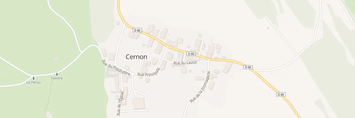 Plan du 4 Rue du Lavoir à Cernon