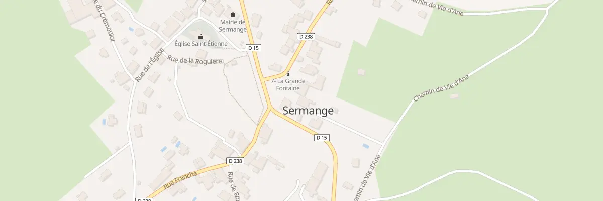 Plan du 4 Rue du Four à Sermange