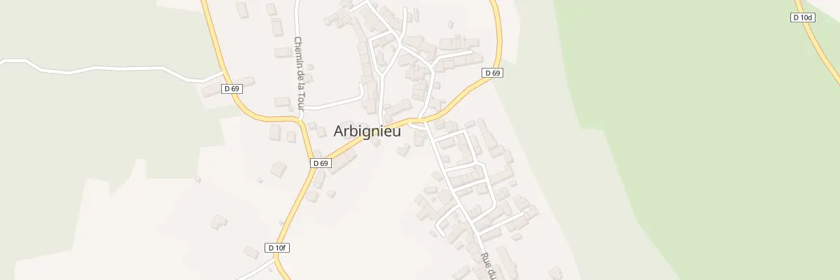 Plan du 26 Rue du Midi à Arboys en Bugey