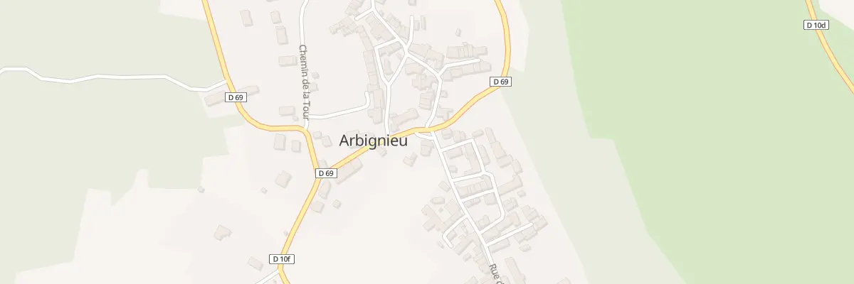 Plan du 2 Pl de la Mairie Arbignieu à Arboys en Bugey