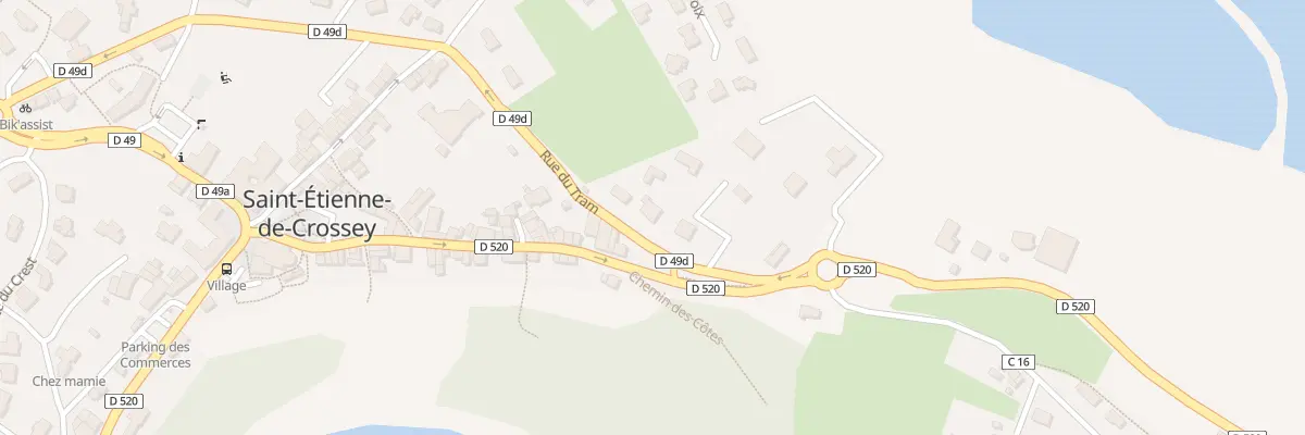 Plan du 140 Rue du Tram à Saint-Étienne-de-Crossey