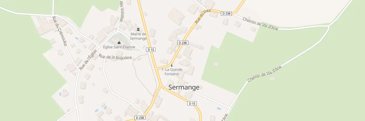 Plan du 10 Rue du Four à Sermange
