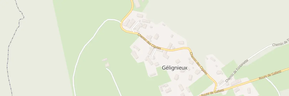 Plan du 317 Che des Cigales à Murs-et-Gélignieux
