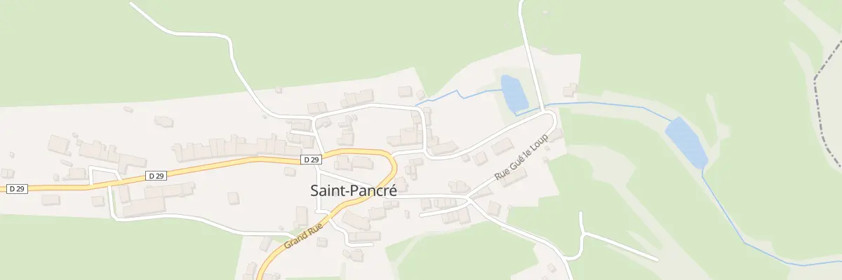 Plan du 1 Rue de la Fontaine à Saint-Pancré