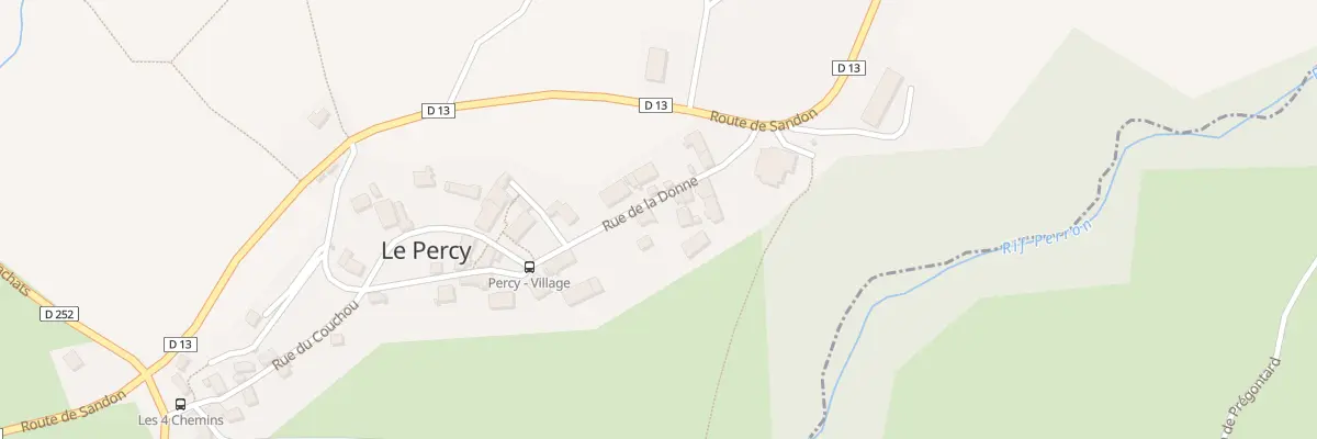 Plan du 19 Rue de la Done au Percy