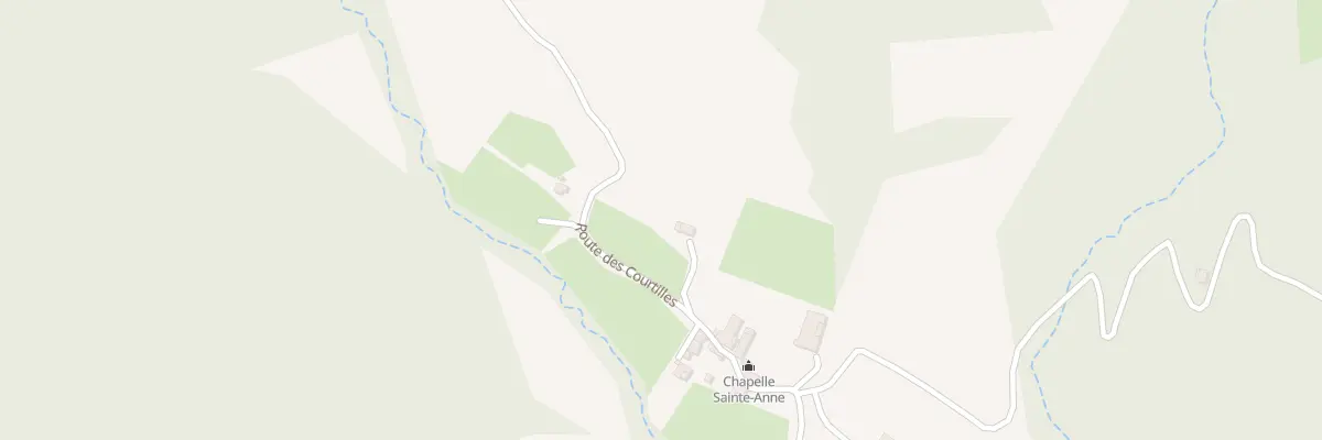Plan du 1974 Rte des Courtilles à Chanousse