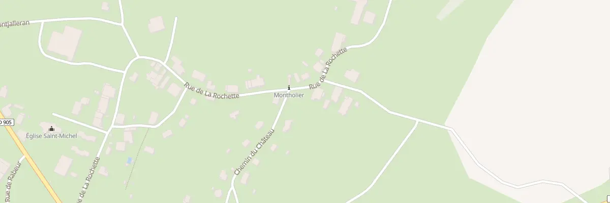 Plan du 2 Pl du Château à Montholier