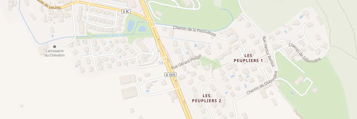 Plan du 27 Rue Gérard Philippe à Voreppe