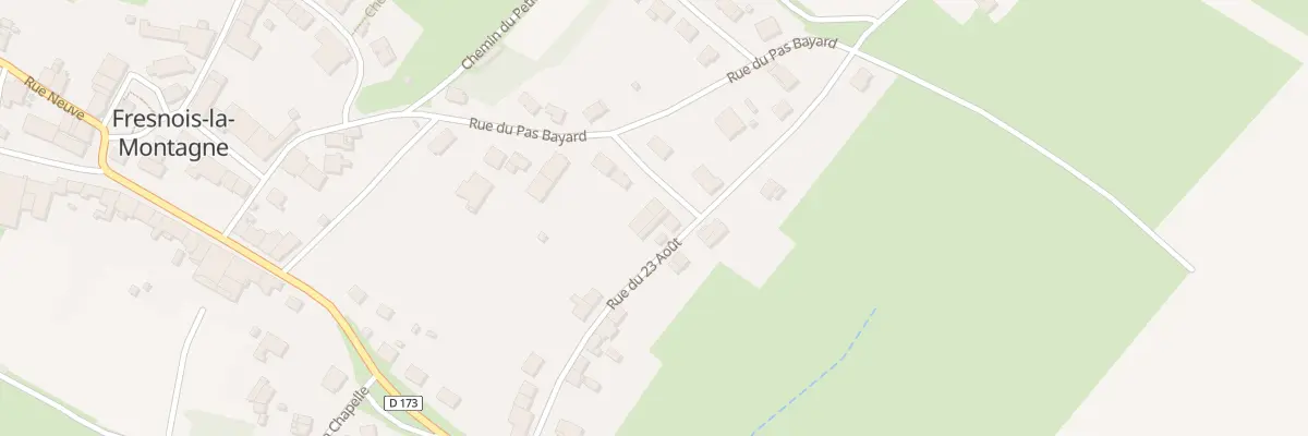 Plan du 6 Rue du Haut Courtys à Fresnois-la-Montagne