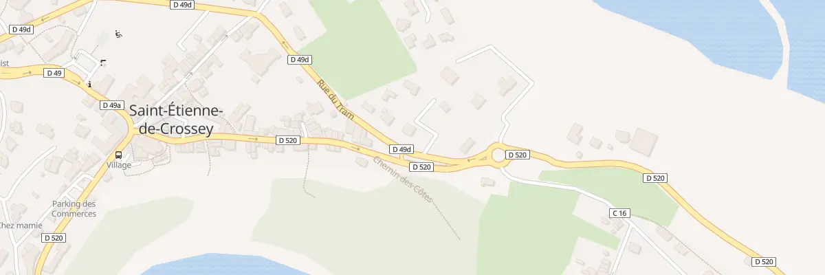 Plan du 100 Rue du Tram à Saint-Étienne-de-Crossey