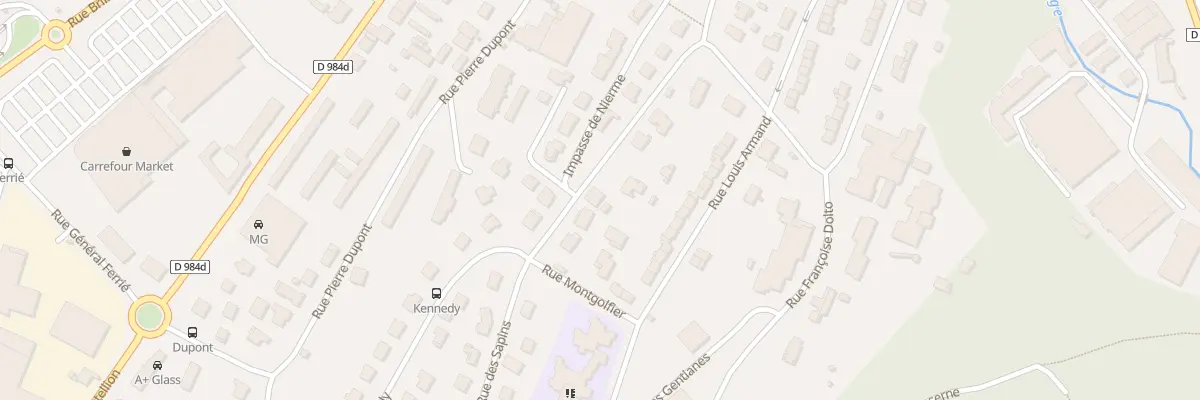 Plan du 45 Rue de Nierme à Oyonnax