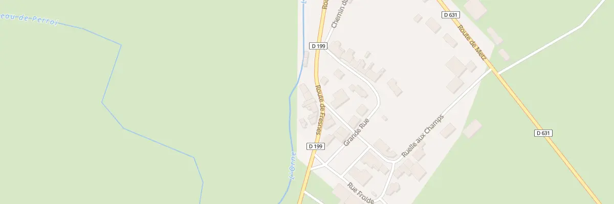 Plan du 16 Rte de Fresnes à Warcq