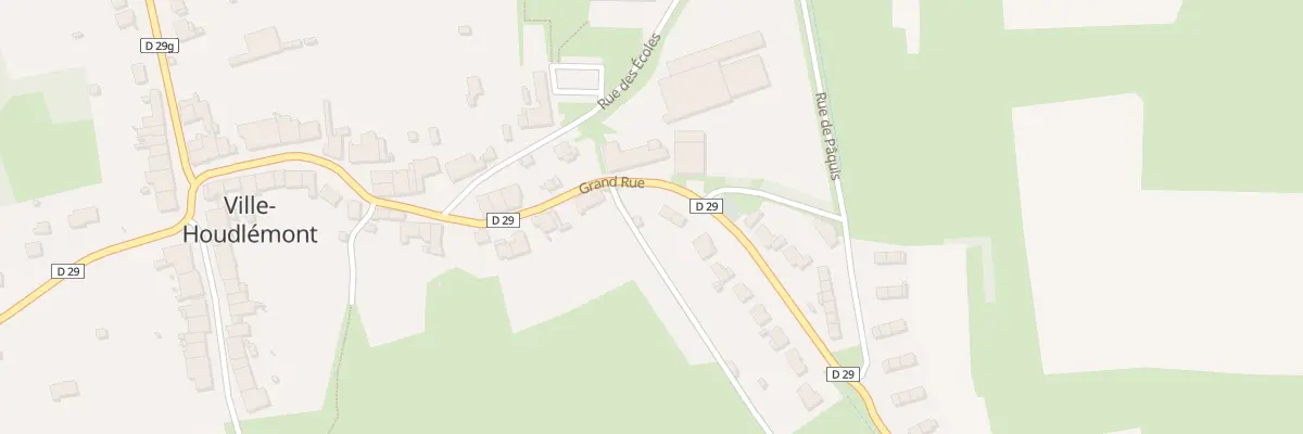 Plan du 34 Grand Rue à Ville-Houdlémont