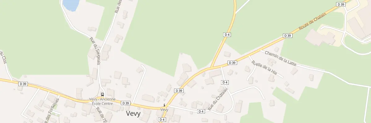 Plan du 95 Rte de Chalain à Vevy