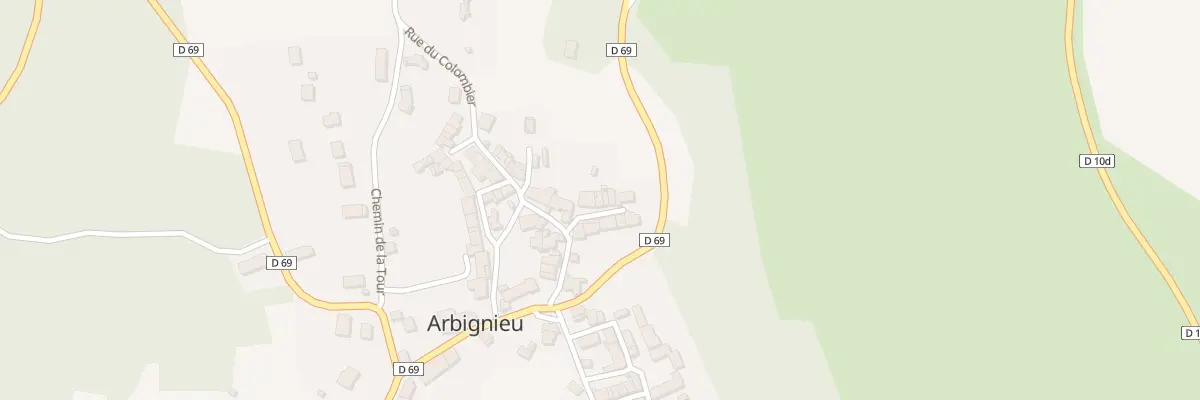 Plan du 27 Imp des Cours Arbignieu à Arboys en Bugey