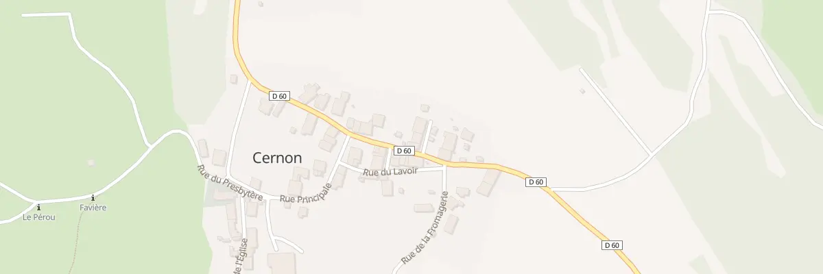Plan du 17 Rte du Barrage à Cernon
