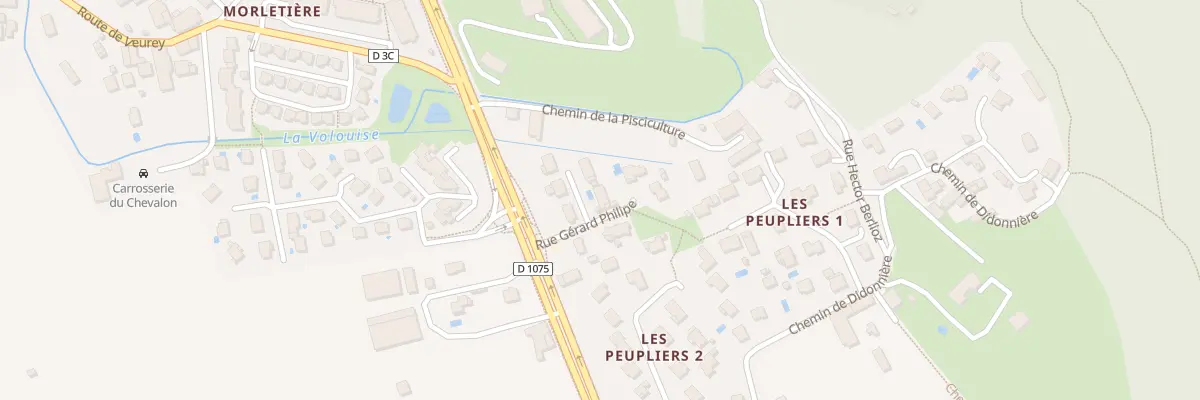 Plan du 81 Rue Gérard Philippe à Voreppe