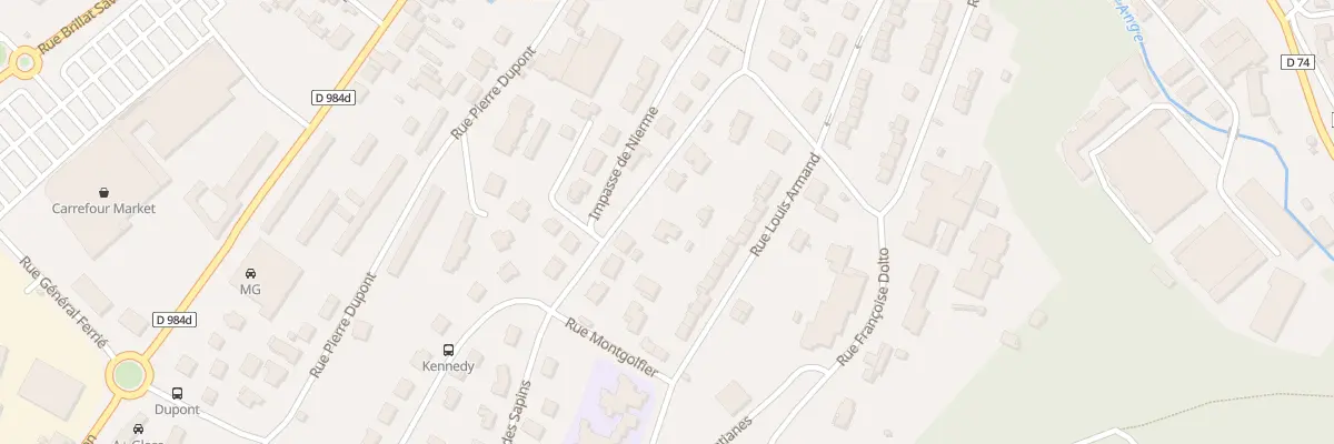 Plan du 43 Rue de Nierme à Oyonnax