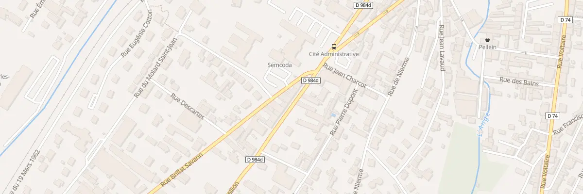Plan du 8 Rue Castellion à Oyonnax