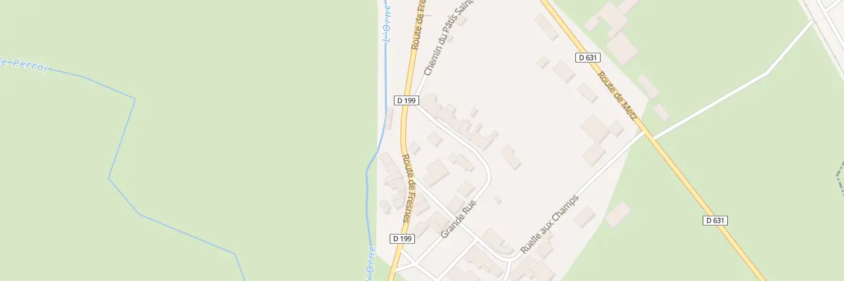 Plan du 3 Rte de Fresnes à Warcq