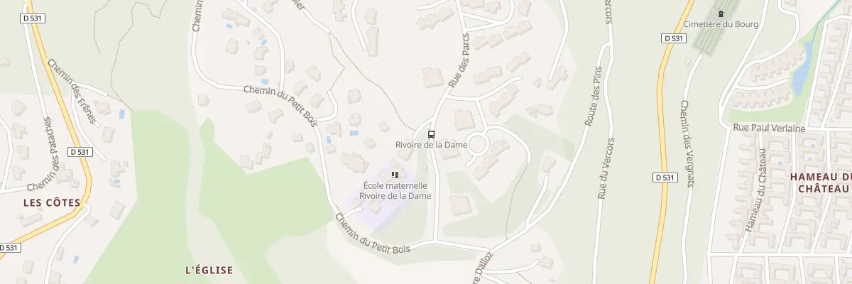 Plan du 6 Rue des Parcs à Sassenage