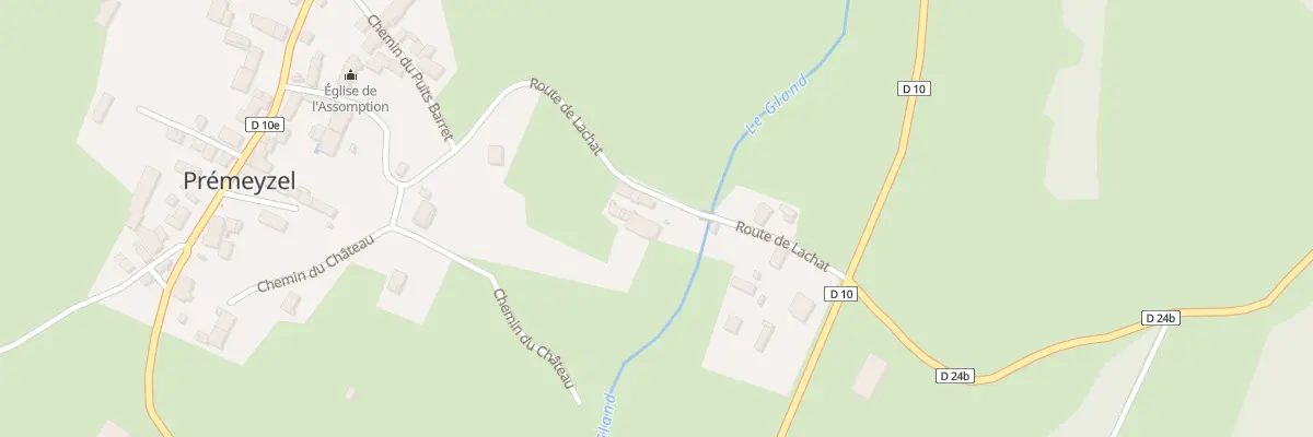 Plan du 5 Rte de Lachat à Prémeyzel
