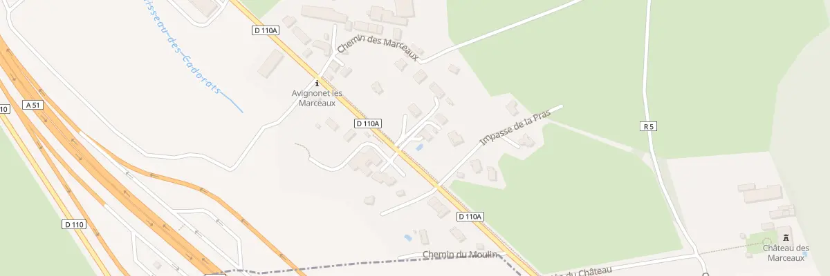 Plan du 230 Rte des Marceaux à Avignonet