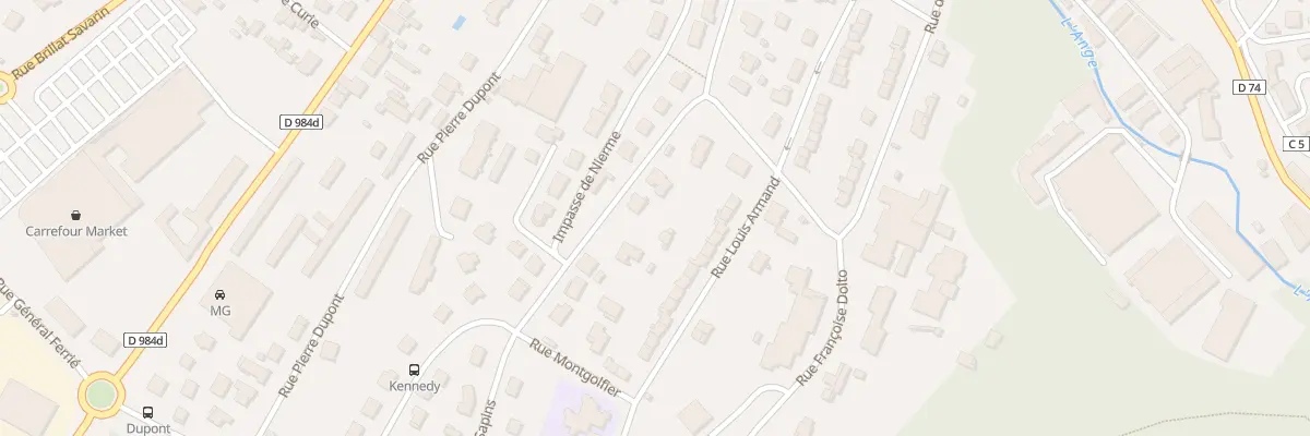 Plan du 41 Rue de Nierme à Oyonnax