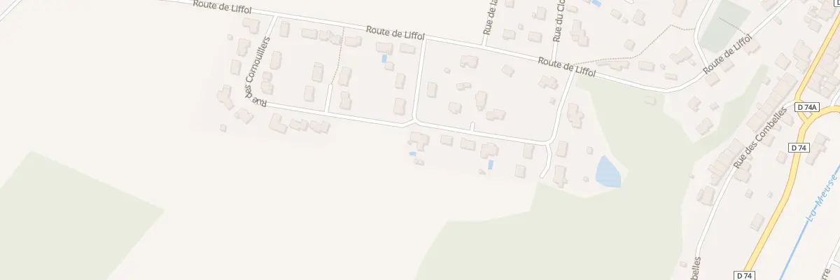 Plan du 7 Rue des Cornouillers à Bazoilles-sur-Meuse