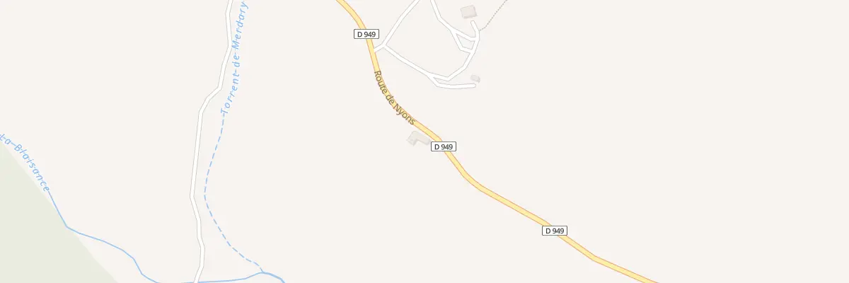 Plan du 2501 Rte de Nyons à Chanousse